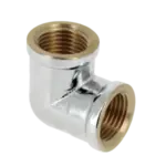 BONFIX Draad verchroomde kniekoppeling 3/8" x 3/8" bi.dr.