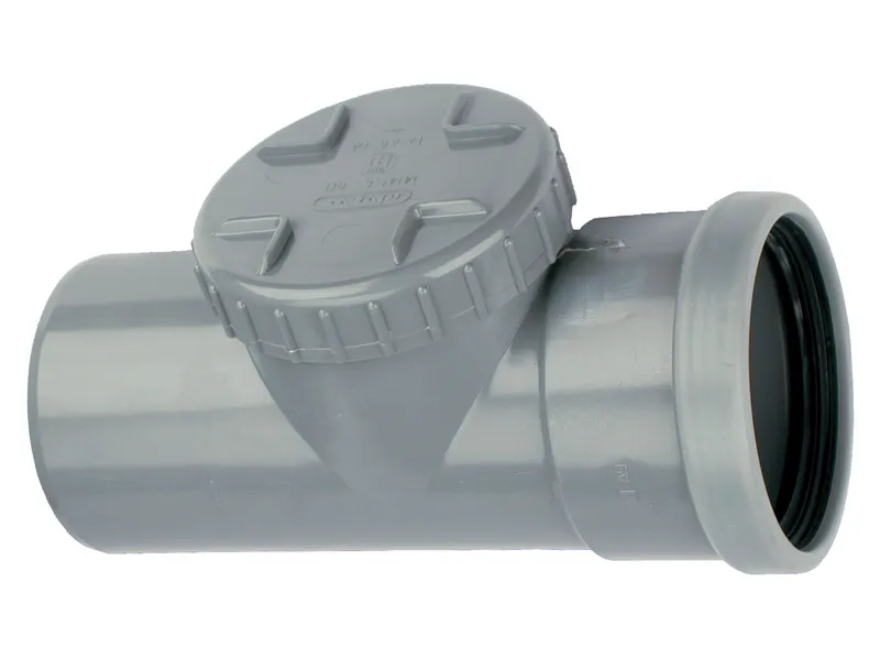 PVC Manchet Ontstop.+SD grijs 125 SN4 M/S