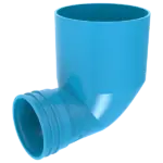 Wavin Ventiza Eindst.90° 125x80H=100M/M