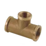 BONFIX Draad messing T-stuk 1" bi. x 3/4" bi. x 1" bi.