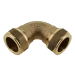 BONFIX Knel messing bocht 90° 22 x 22 mm