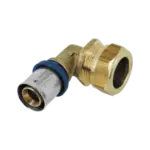 BONFIX Alu-pers knie verloopkoppeling 20 x 22 mm knel