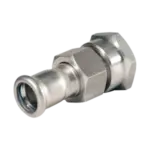 BONFIX M-press RVS-water 3-del. kopp. vlakd 3/4" bi. x 15 mm