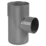PVC Lijm T-Stuk 90° grijs 75X50 M/S