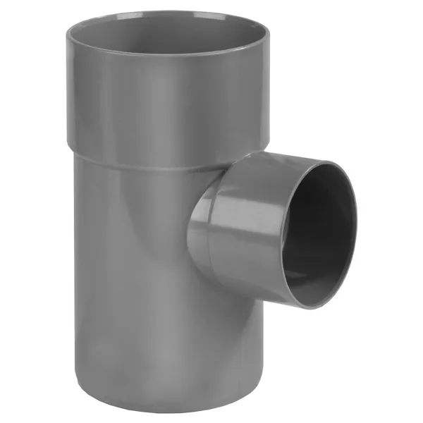 PVC Lijm T-Stuk 90° grijs M/S