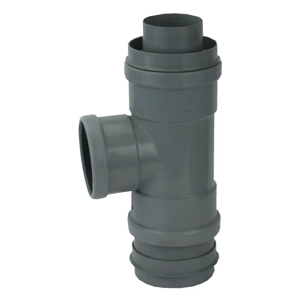 PVC HWA Regenpijpsifon grijs 80x110