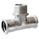 BONFIX M-press RVS-water T-stuk 15 x 1/2" bu.dr. x 15 mm