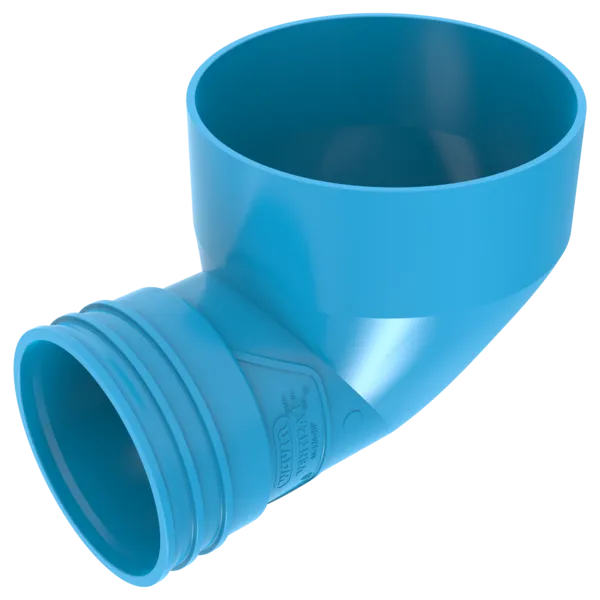 Wavin Ventiza Eindst.90° 125x80 H=50M/M