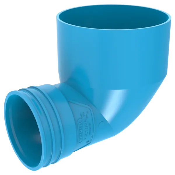 Wavin Ventiza Eindst.90° 125x80 H=70M/M