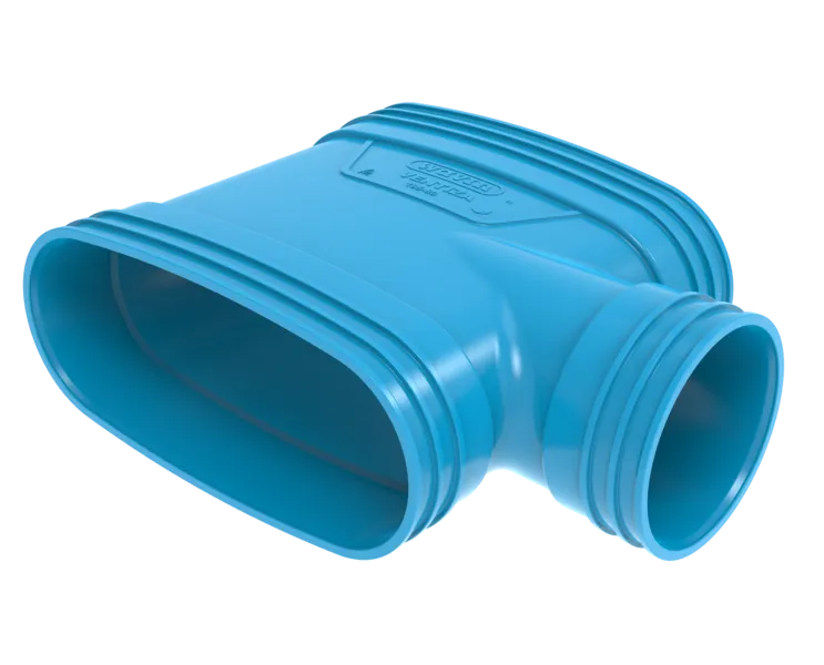 Wavin Ventiza T-stuk 195x80 3M