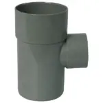PVC Lijm T-Stuk 90° grijs 75X40 M/S