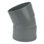 PVC Lijm Bocht 22° grijs 75 M/M