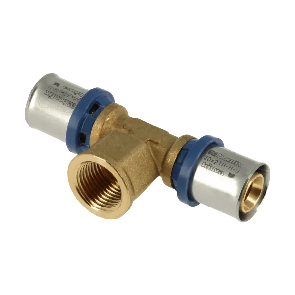 BONFIX Alu-pers 2000735 T-stuk 20 x 3/4" binnendraad x 20 mm
