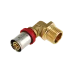 BONFIX Alu-pers 2001005 Knie 1/2" buitendraad x 16 mm