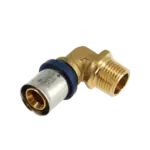 BONFIX Alu-pers 2001015 Knie 1/2" buitendraad x 20 mm