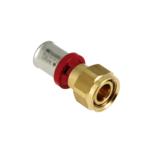 BONFIX Alu-pers 2-del kop. euroconus moer messing ½" x 16 mm