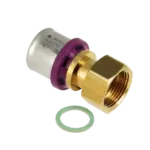 BONFIX Alu-pers 2-delige Koppeling met losse moer ¾" x 26 mm