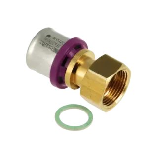 BONFIX Alu-pers 2-delige Koppeling met losse moer 1" x 26 mm