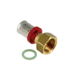 BONFIX Alu-pers 2-delige Koppeling met losse moer ½" x 16 mm