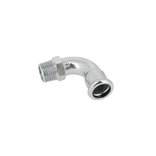 BONFIX M-press staalverzinkt bocht 90 graden