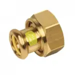 BONFIX M-press roodkoper gas wartel koppeling vlakke afdichting 3/4" x 15 mm
