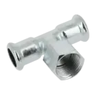 BONFIX M-press staalverzinkt T-stuk 12 x 1/2" x 12 mm