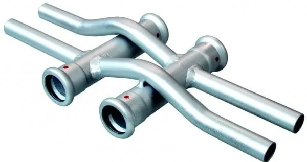 BONFIX M-press staalverzinkt kruisingpaar dubbel