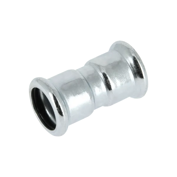 BONFIX M-press staalverzinkt rechte koppeling