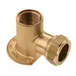 Bonfix messing muurplaat knel x binnendraad 22 x 3/4 inch