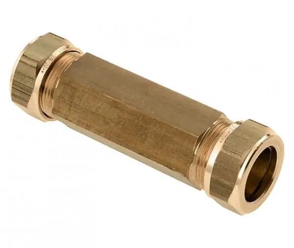 Bonfix messing reparatiekoppeling 2x knel 22 mm