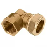 Bonfix messing schroefknie 90 graden knel x binnendraad 22 x 1/2 inch