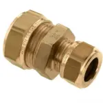 Bonfix messing verloopkoppeling 2x knel 28 x 22 mm