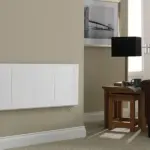 Masterwatt Modern RF elektrische radiator 2000 Watt, 1.050 x 450 x 68 mm