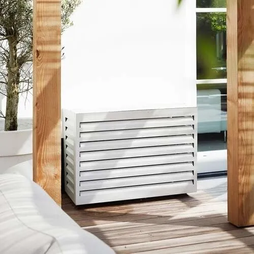 Omkasting Medium wit aluminium gepoedercoat 800 x 1100 x 550 mm - Afbeelding 3