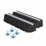 Opstellingsbalk recycled 600 mm rubberen dempers incl. bevestiging M8 x 40 mm (set a 2 stuks)