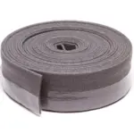 Randisolatie 15cm hoog / 8mm dik met flap, 25mtr. lengte