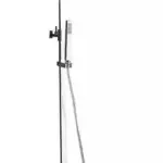 Saniful Doucheset opbouw thermostatisch in hoogte verstelbaar vierkant 20 cm chroom