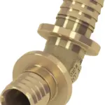 TECEflex knie 45° standaard messing 32 mm x 32 mm