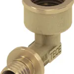 TECEflex schroefbus haaks silicium brons 25 mm x Rp 3/4