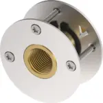 TECEflex wanddoorvoer met drukring silicium brons afmetin 16 mm x Rp 1/2"