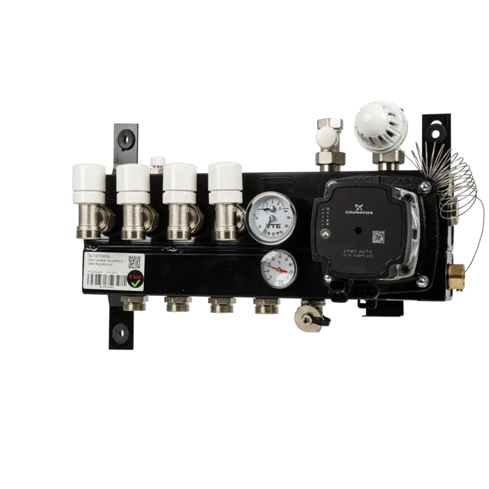 VTE Slim verdeler Grundfos A Label