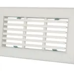 Vent-Axia Uniflexplus rooster met vaste lamellen 200 x 100 voor wandcollector