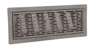 Vent-Axia Uniflexplus ventilatie instelbaar vloerrooster met sleuven - GEBORSTELD RVS