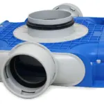 Vent-Axia Uniflexplus ventilatie subverdeelbox 4x Ø90mm met tuit Tuit diameter Ø160mm