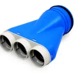 Vent-Axia Uniflexplus ventilatie ventielcollector Ø 69mm met tuit Ø 125mm