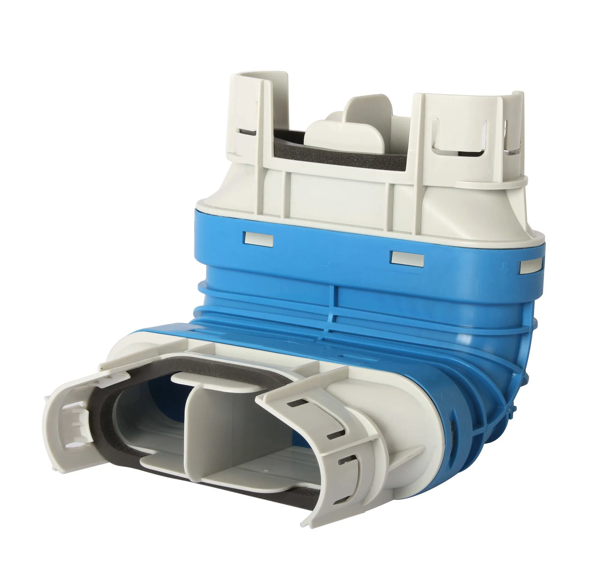 Vent-Axia Uniflexplus verticale bocht 90° tbv slang 132x52 vlak onder