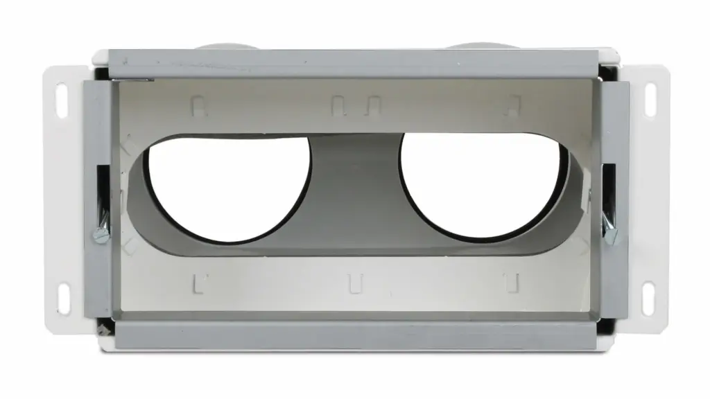 Vent-Axia Uniflexplus wandcollector achteraansluiting 2x Ø90 mm