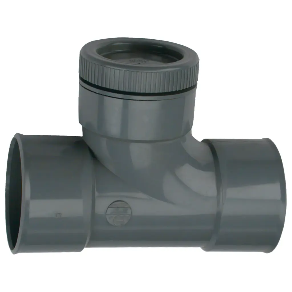 PVC Lijm Ontstop/Sd grijs 75 2Xm