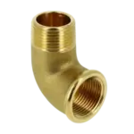 BONFIX Draad messing kniekopp. 1" bi.dr. x 1" bu.dr. conisch