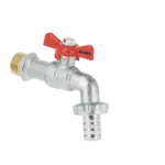 BONFIX Kogeltapkraan met slangaansl. 1" vertind met vlinder